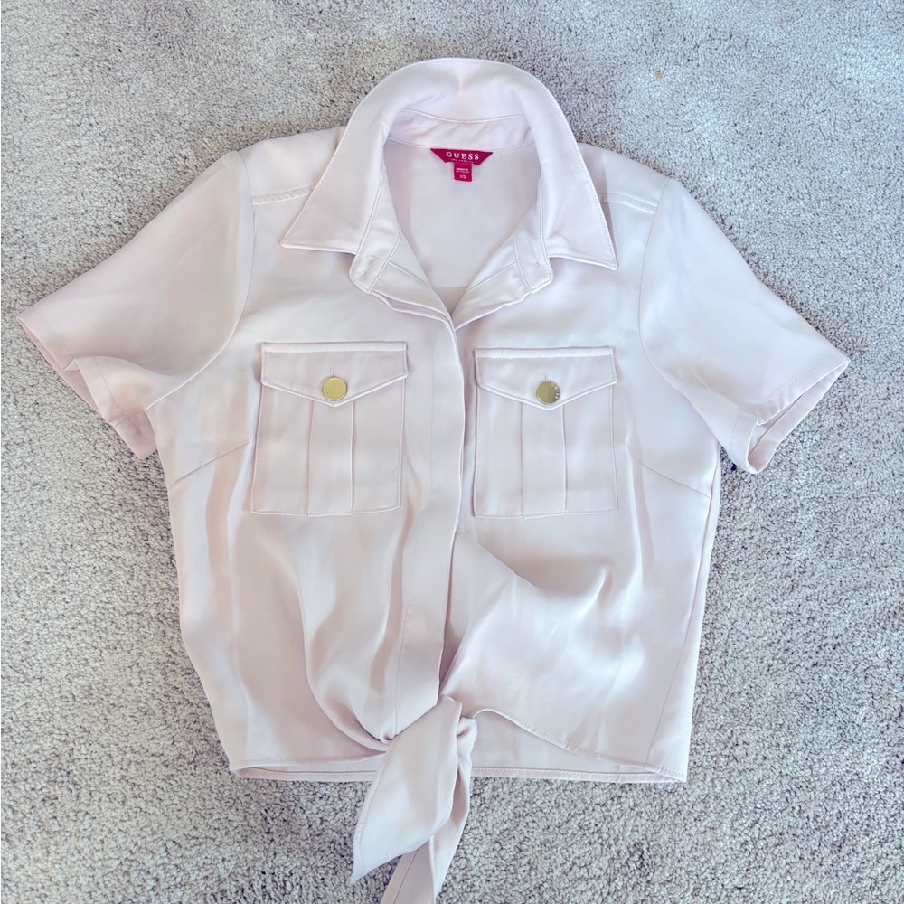 Guess Silk Pink Shirt BOGO